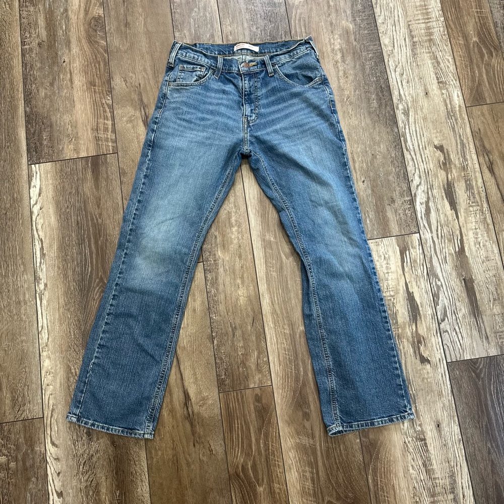 Signature by Levi Strauss Men's Blue Bootcut Jeans